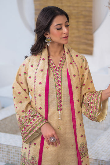 Zellbury Embroidered Shirt Shalwar Dupatta - 0537 Online Shopping